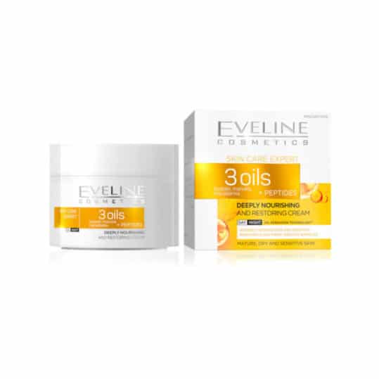 Eveline 3 Oils Deeply Nourishing & Restoring Cream