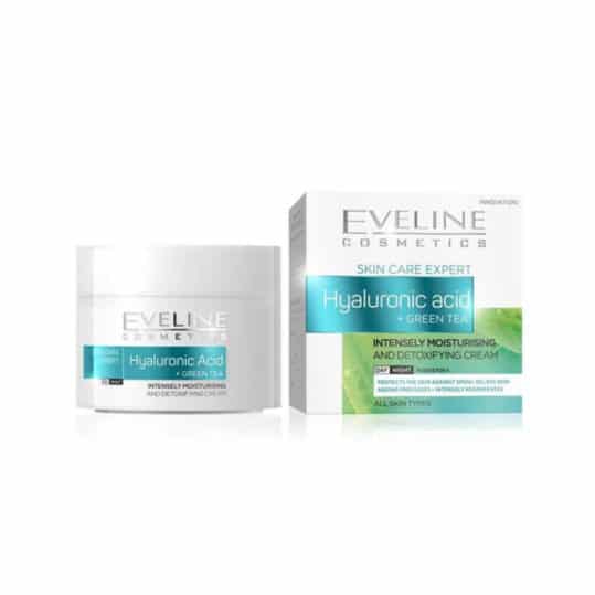 Eveline Hyaluronic Acid + Green Tea Intensely Moisturising Cream
