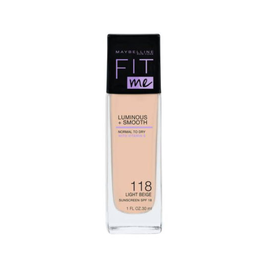 Maybelline Fit Me Luminous & Smooth Foundation 118