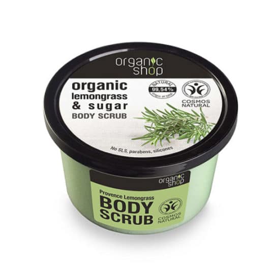 Organic Shop Provancal Lemongrass & Sugar Body Scrub 250ml