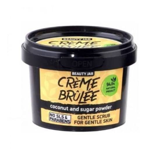 Beauty Jar Creme Brulee Απαλό Scrub Για Ευαίσθητες Επιδερμίδες 120gr