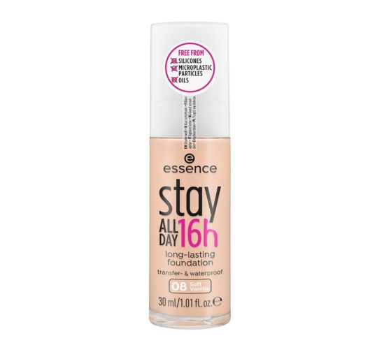 Essence Stay All Day 16h Long Lasting Foundation 08 30ml