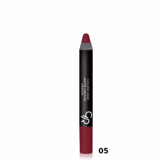 Golden Rose Matte Lipstick Crayon 05