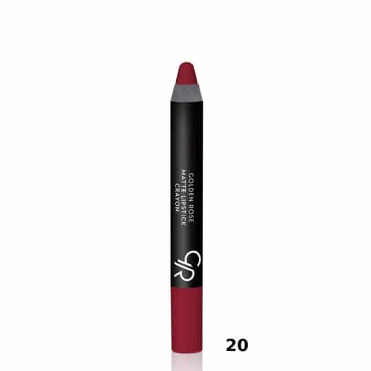 Golden Rose Matte Lipstick Crayon 20