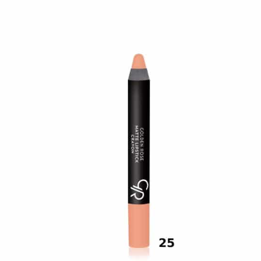 Golden Rose Matte Lipstick Crayon 25