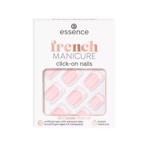 Essence French Manicure Click & Go Nails 01 Classic French 12pcs