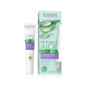 Eveline Organic Aloe Reducing Wrinkles Liquid Eye Pads 20ml