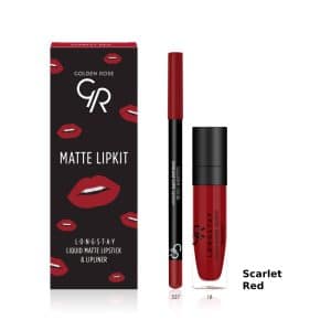 Golden Rose Matte Lip Kit Scarlet Red