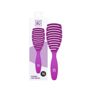 ILU Purple Detangling Vent Hairbrush